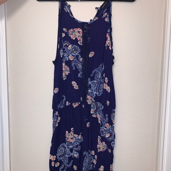 Kendall and Kylie Blue Floral Romper from Pacsun - Picture 2 of 6